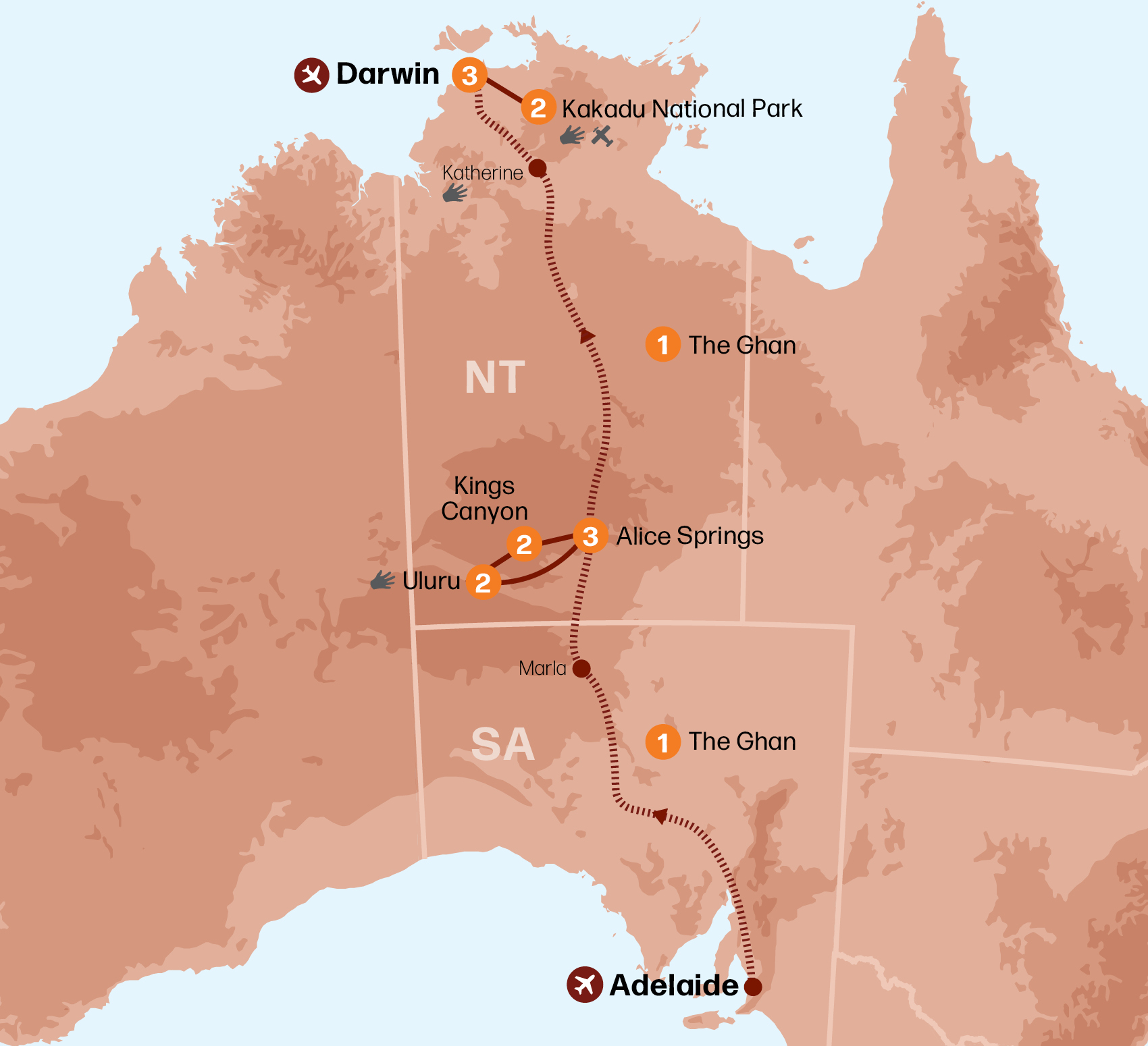 Ultimate Territory Tour The Ghan Outback Spirit Tours