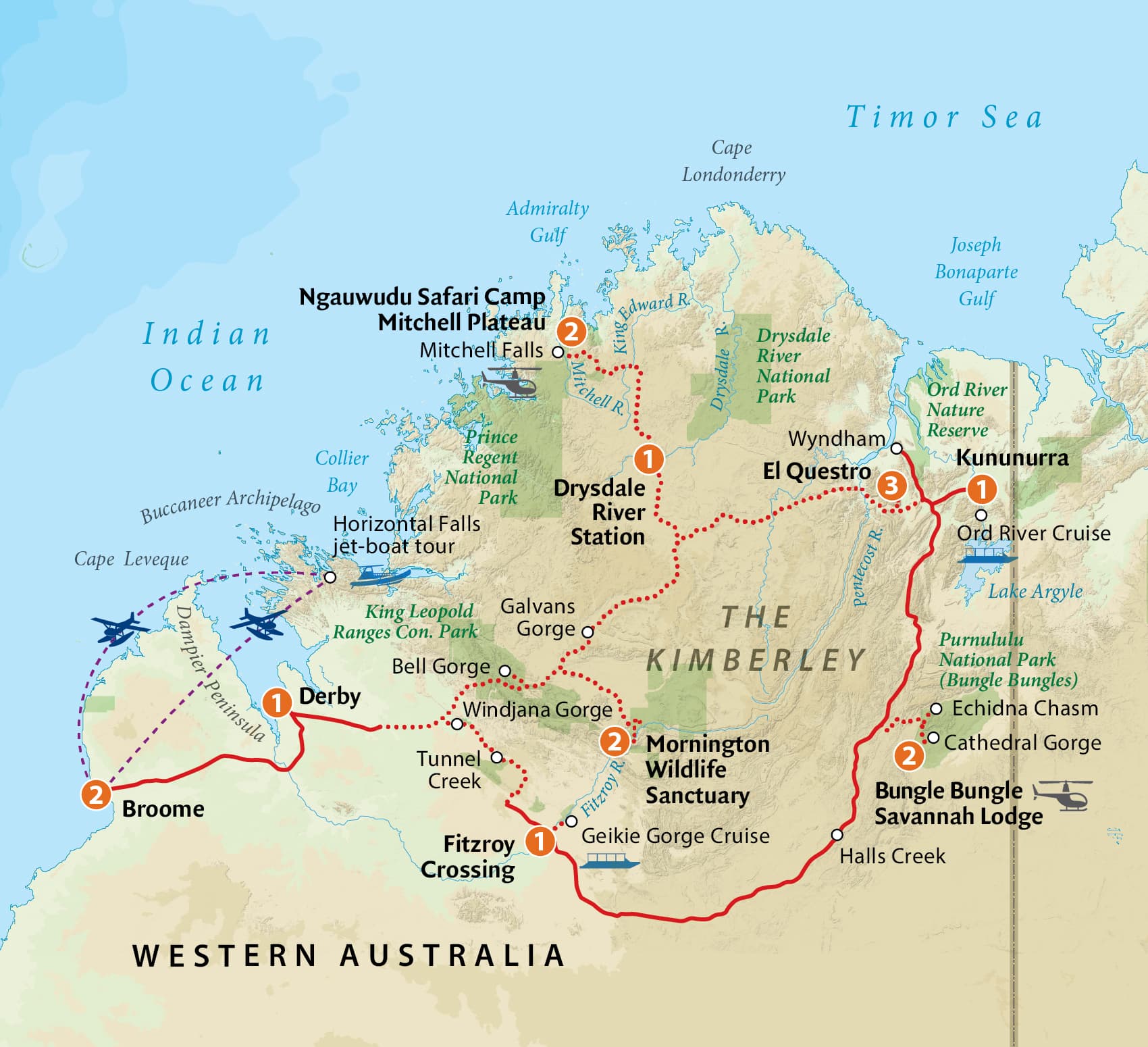 Exquisite Kimberley Adventure Tour Outback Spirit Tours